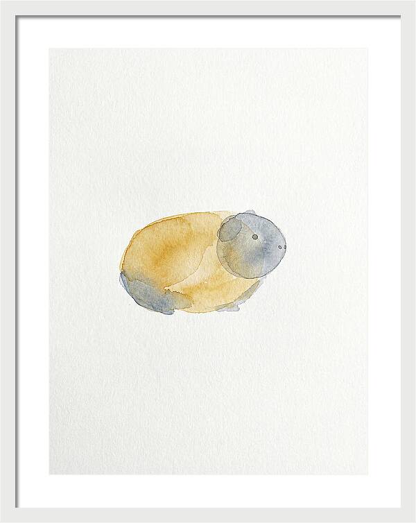 Guinea Pig Watercolor Illustration
