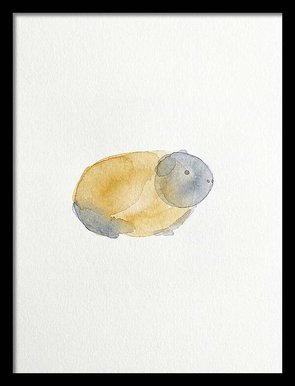 Guinea Pig Watercolor Illustration