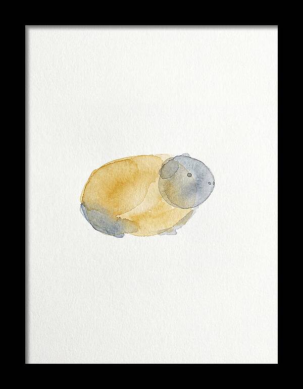 Guinea Pig Watercolor Illustration