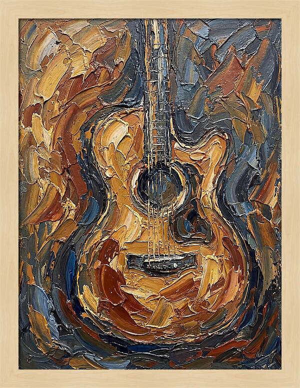 Guitar In Abstract Harmony