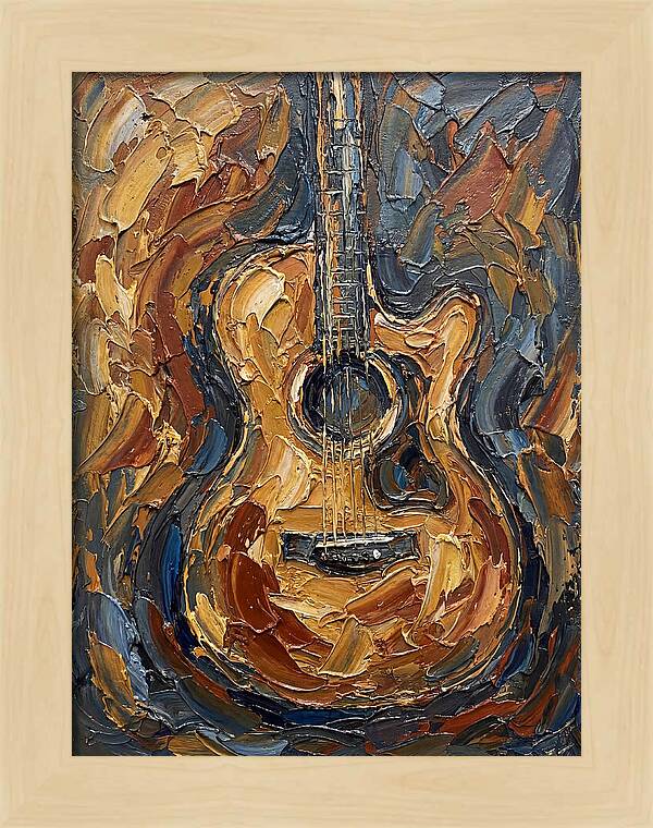 Guitar In Abstract Harmony