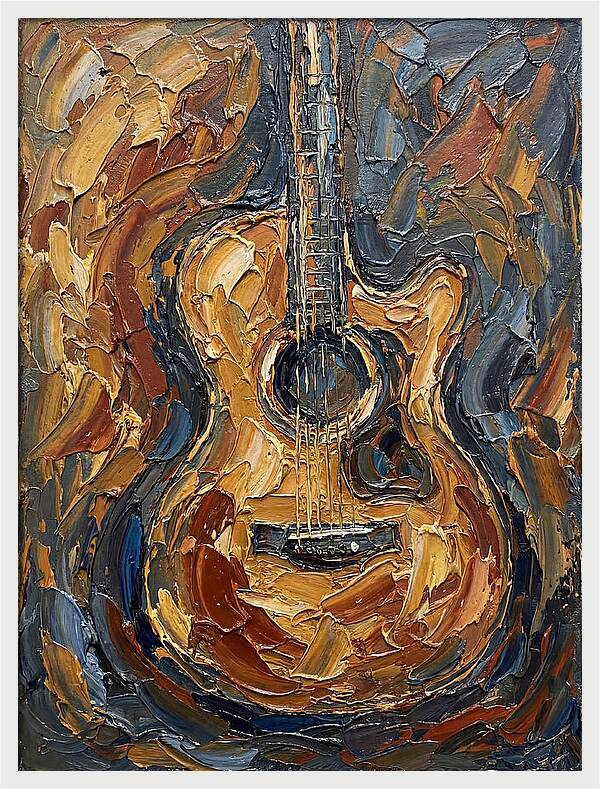 Guitar In Abstract Harmony