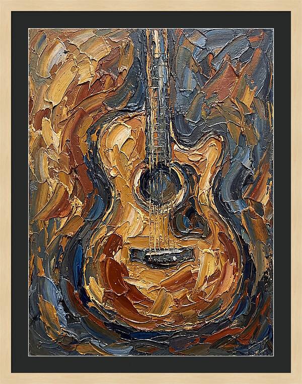 Guitar In Abstract Harmony