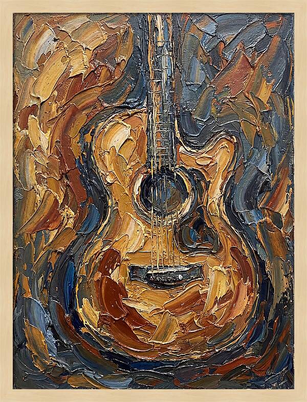 Guitar In Abstract Harmony