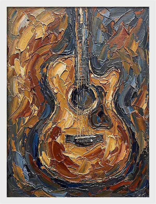 Guitar In Abstract Harmony