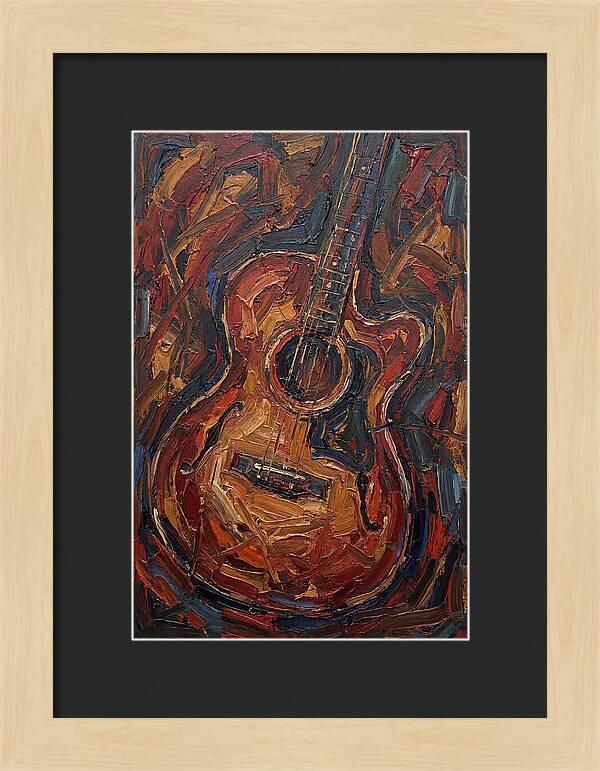 Guitar In Expressionist Style