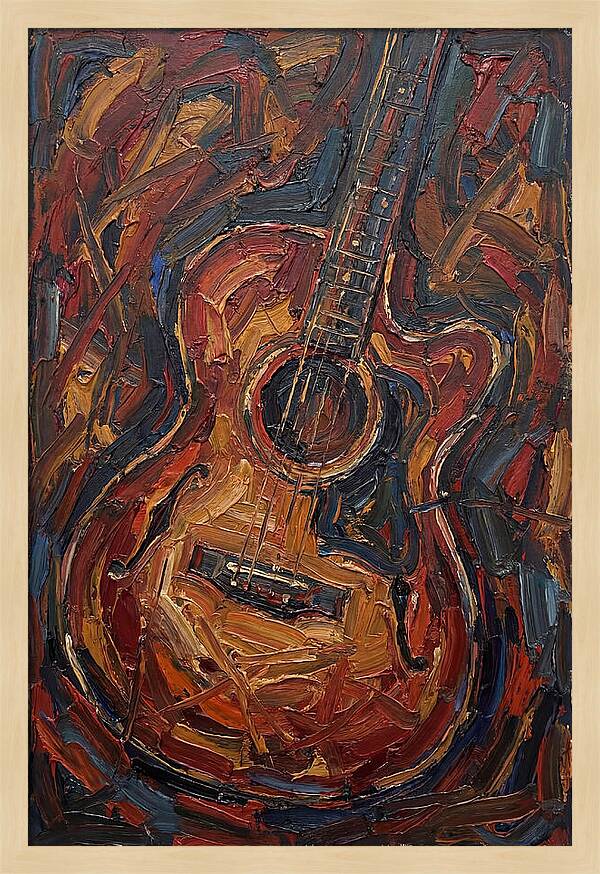 Guitar In Expressionist Style