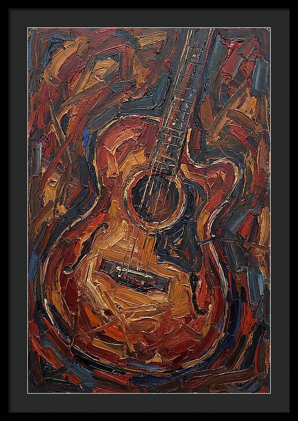 Guitar In Expressionist Style
