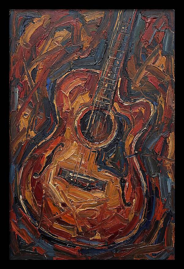 Guitar In Expressionist Style
