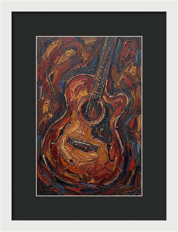 Guitar In Expressionist Style