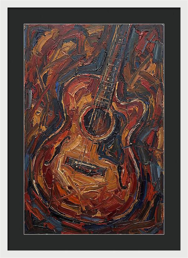 Guitar In Expressionist Style