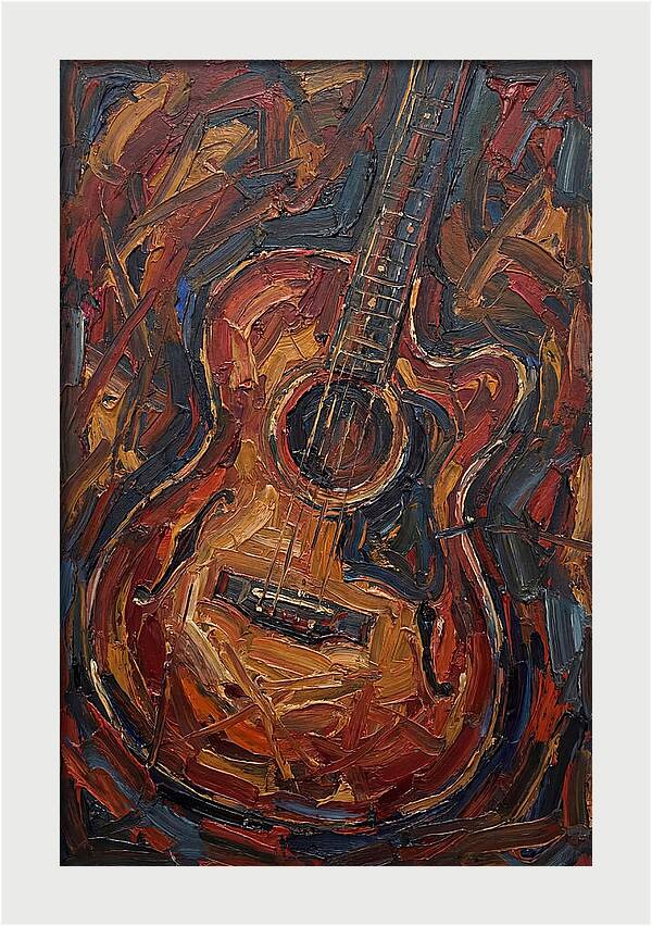 Guitar In Expressionist Style