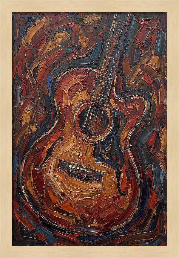 Guitar In Expressionist Style