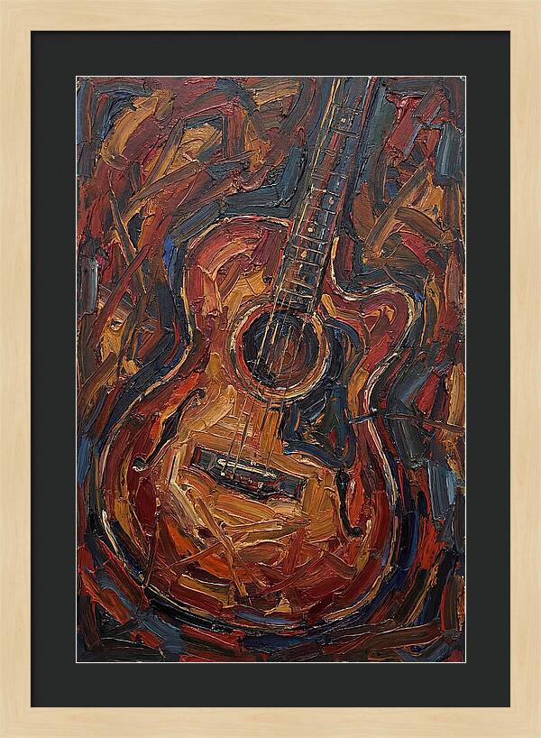 Guitar In Expressionist Style
