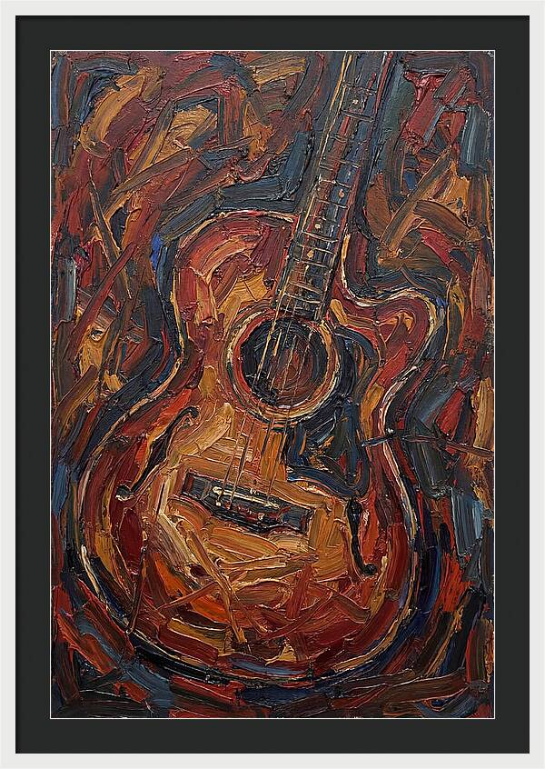 Guitar In Expressionist Style