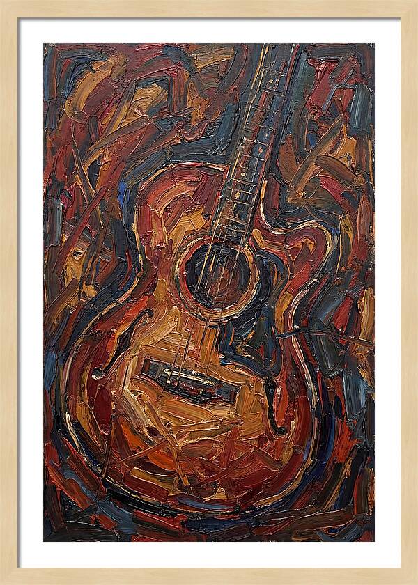 Guitar In Expressionist Style