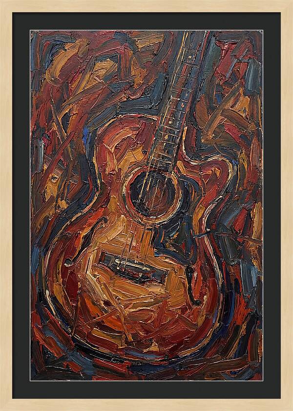 Guitar In Expressionist Style