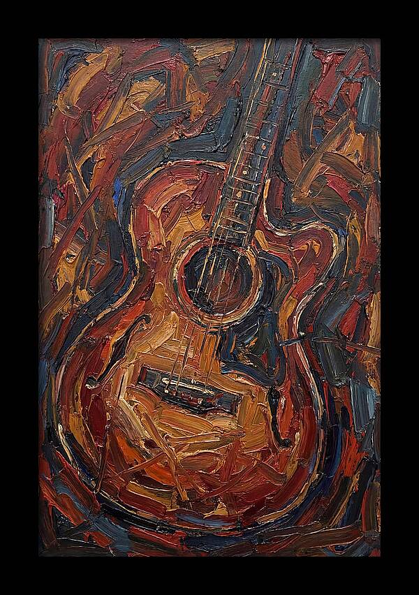 Guitar In Expressionist Style