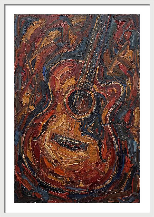 Guitar In Expressionist Style