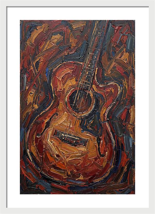 Guitar In Expressionist Style