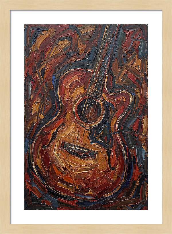 Guitar In Expressionist Style