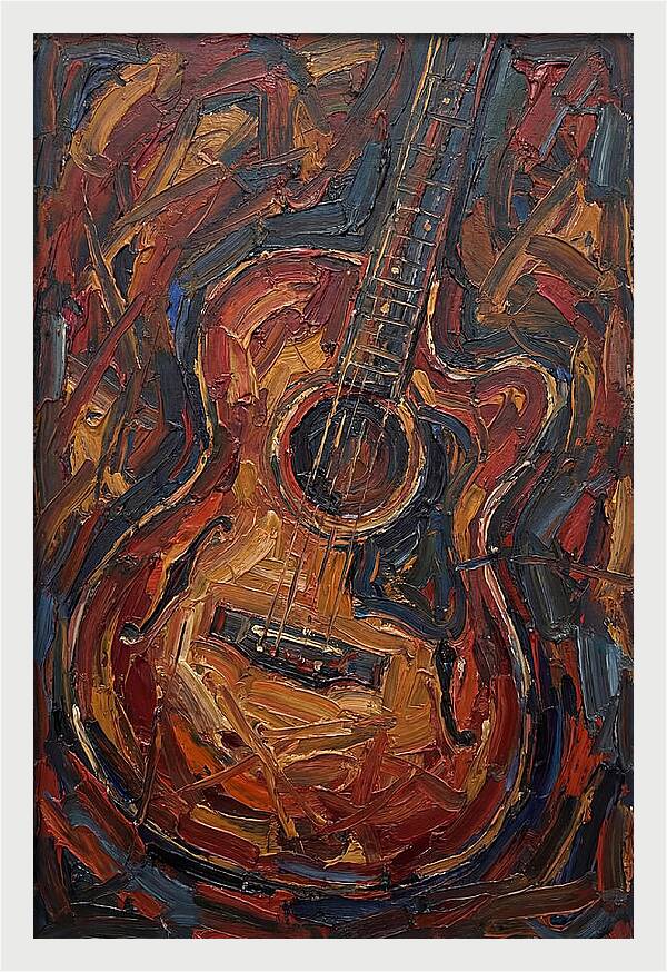 Guitar In Expressionist Style
