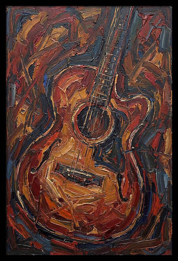 Guitar In Expressionist Style