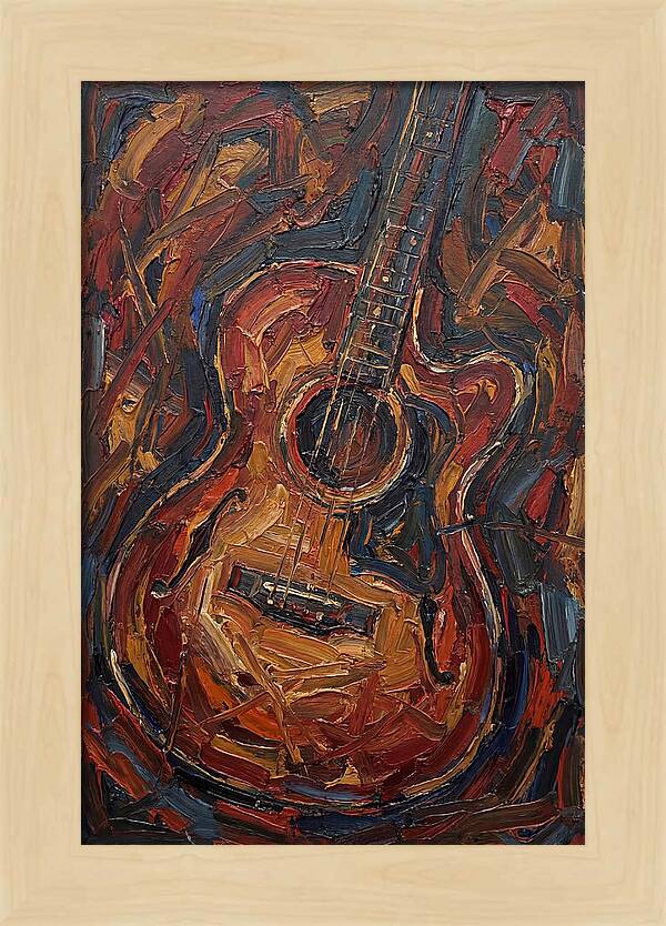 Guitar In Expressionist Style