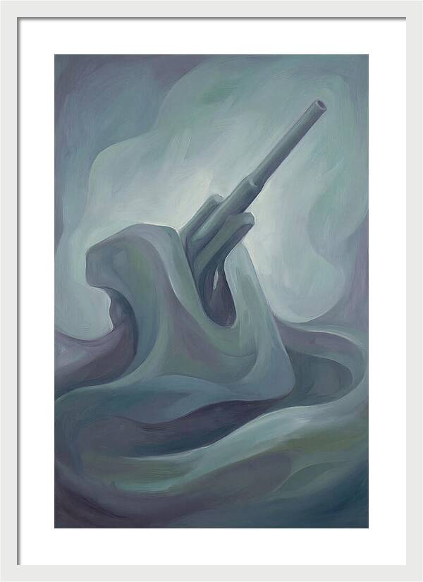 Gun Emplacement In Abstract Form