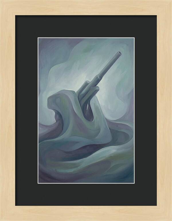 Gun Emplacement In Abstract Form