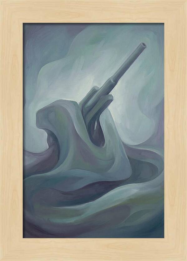 Gun Emplacement In Abstract Form