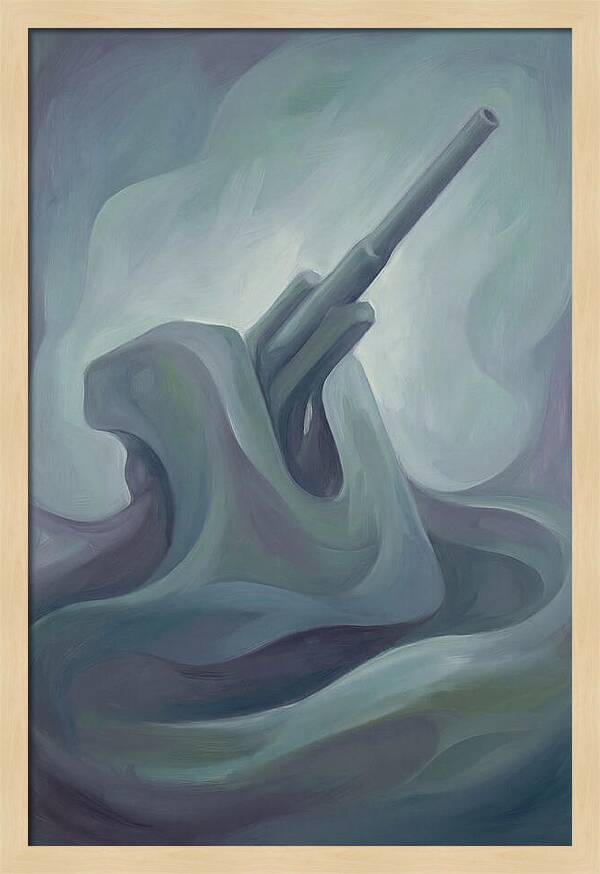 Gun Emplacement In Abstract Form