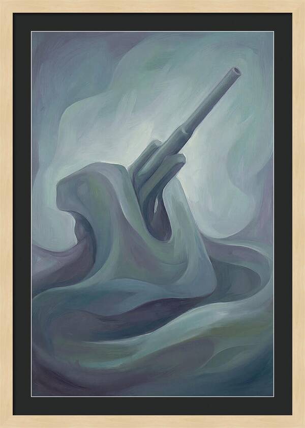 Gun Emplacement In Abstract Form