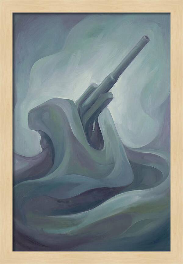 Gun Emplacement In Abstract Form