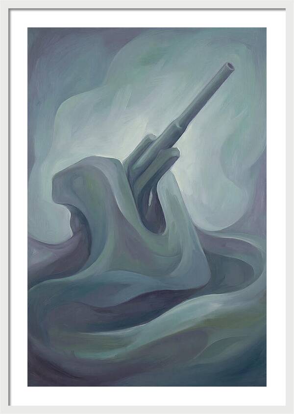 Gun Emplacement In Abstract Form