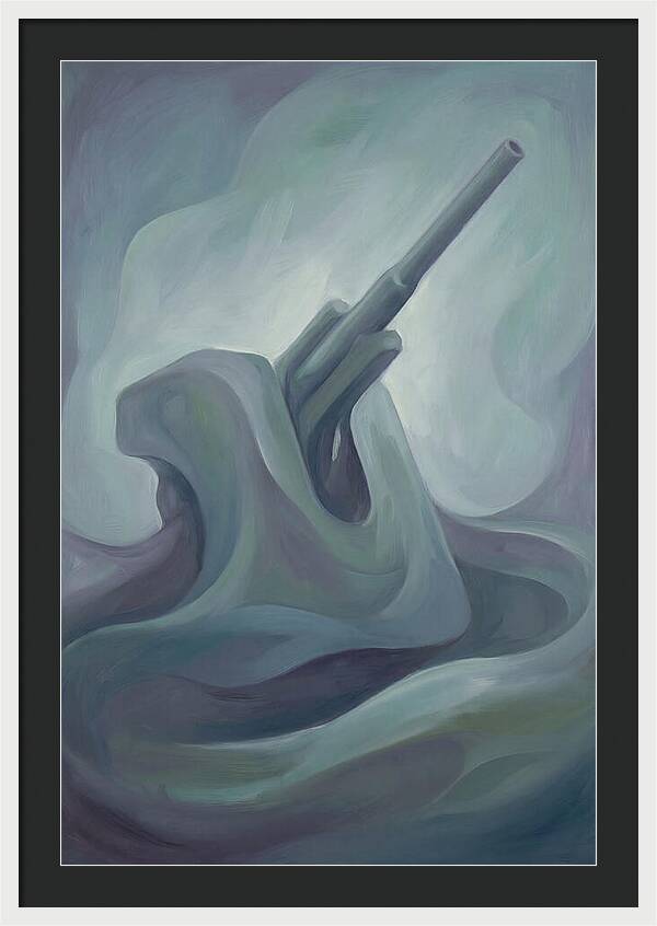 Gun Emplacement In Abstract Form