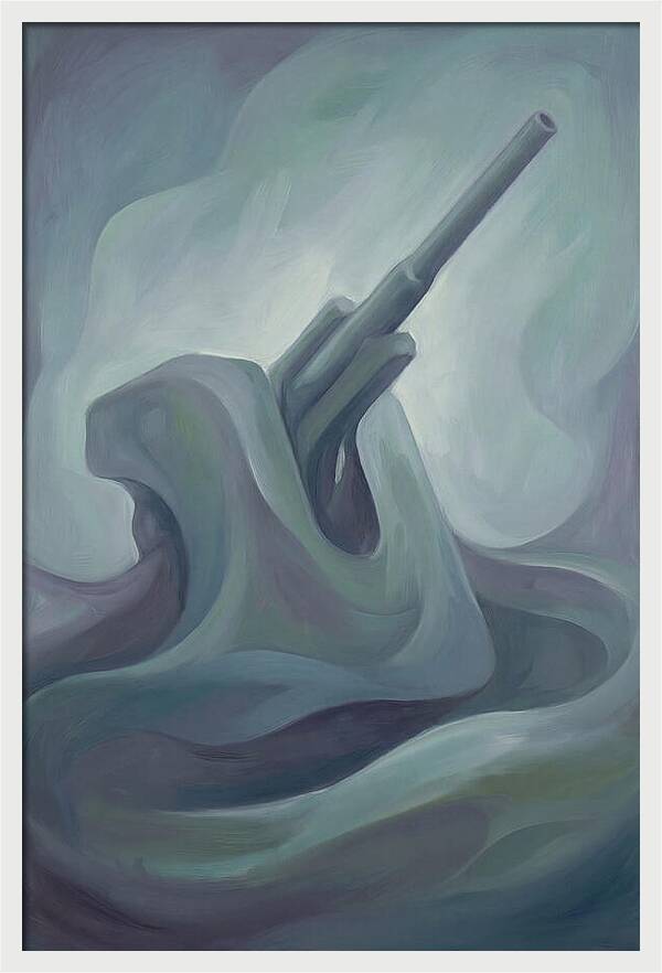 Gun Emplacement In Abstract Form