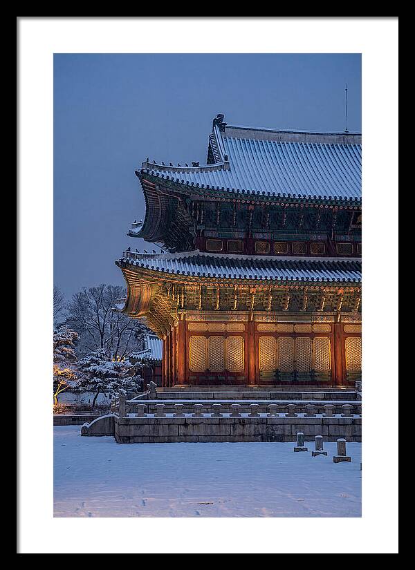 Gyeongbokgung Palace At Dawn