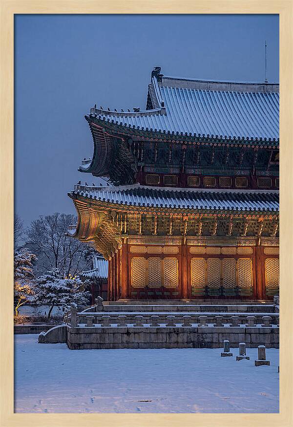 Gyeongbokgung Palace At Dawn