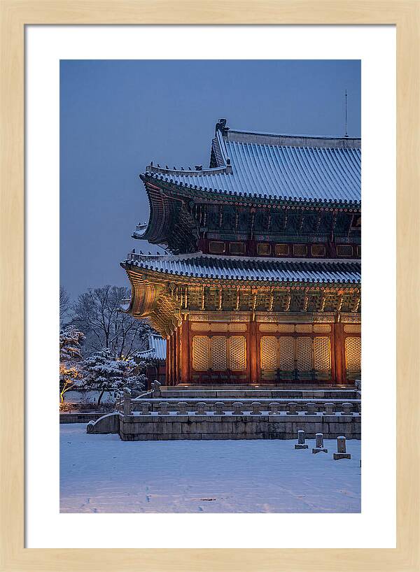 Gyeongbokgung Palace At Dawn