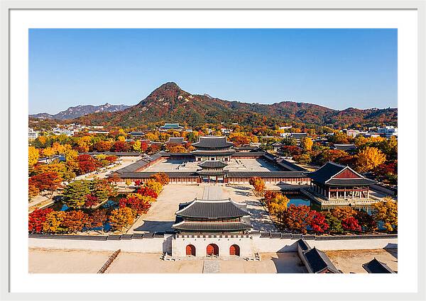 Gyeongbokgung Palace In Fall Colors