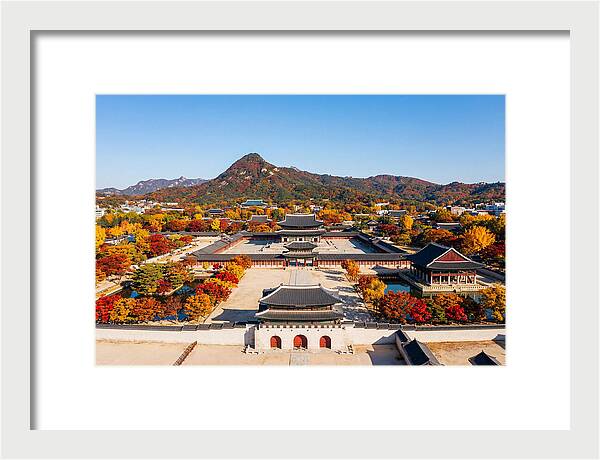 Gyeongbokgung Palace In Fall Colors