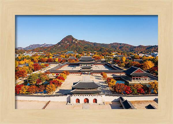 Gyeongbokgung Palace In Fall Colors