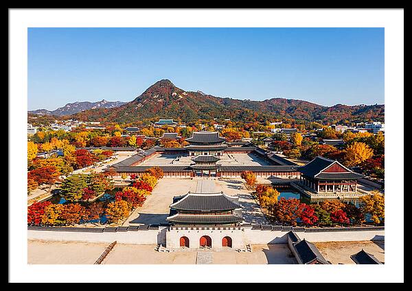 Gyeongbokgung Palace In Fall Colors