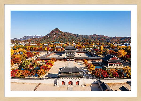 Gyeongbokgung Palace In Fall Colors