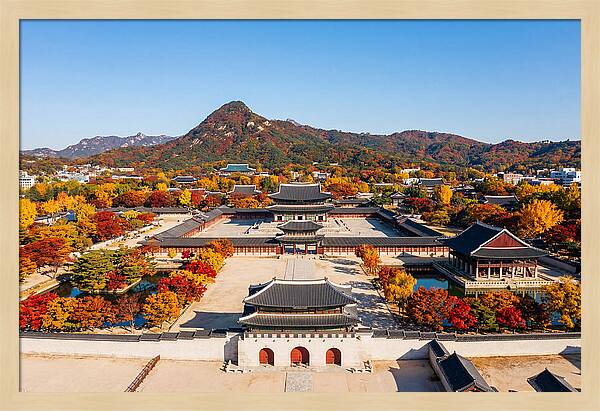 Gyeongbokgung Palace In Fall Colors