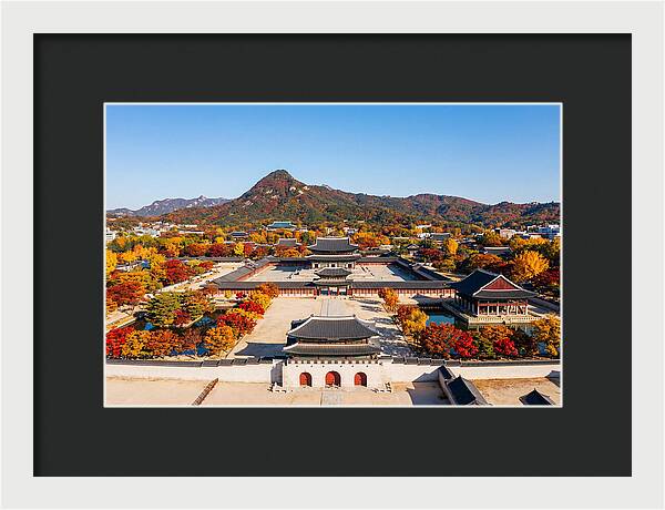 Gyeongbokgung Palace In Fall Colors
