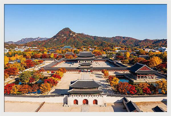 Gyeongbokgung Palace In Fall Colors
