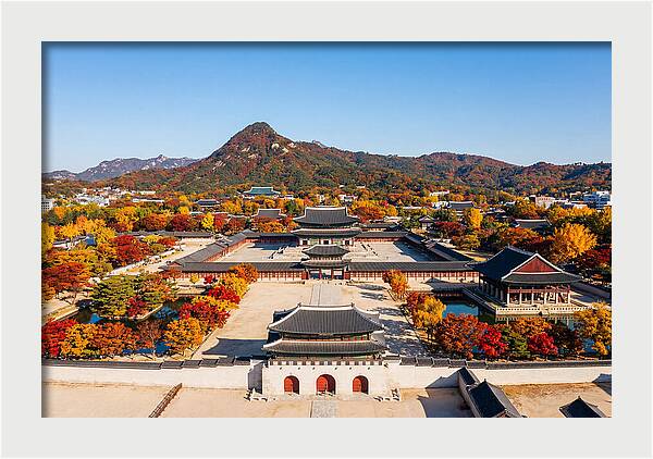 Gyeongbokgung Palace In Fall Colors