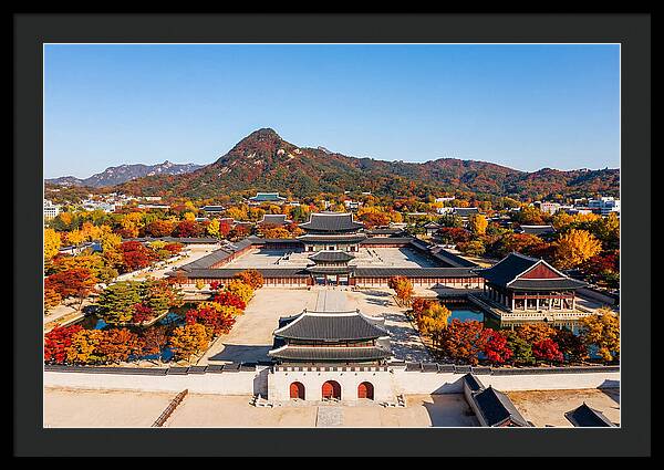 Gyeongbokgung Palace In Fall Colors